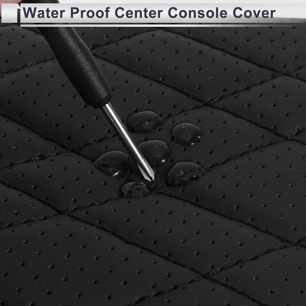 Center Console Cover with Storage Bag for BMW X5 (2014–2018) Black
