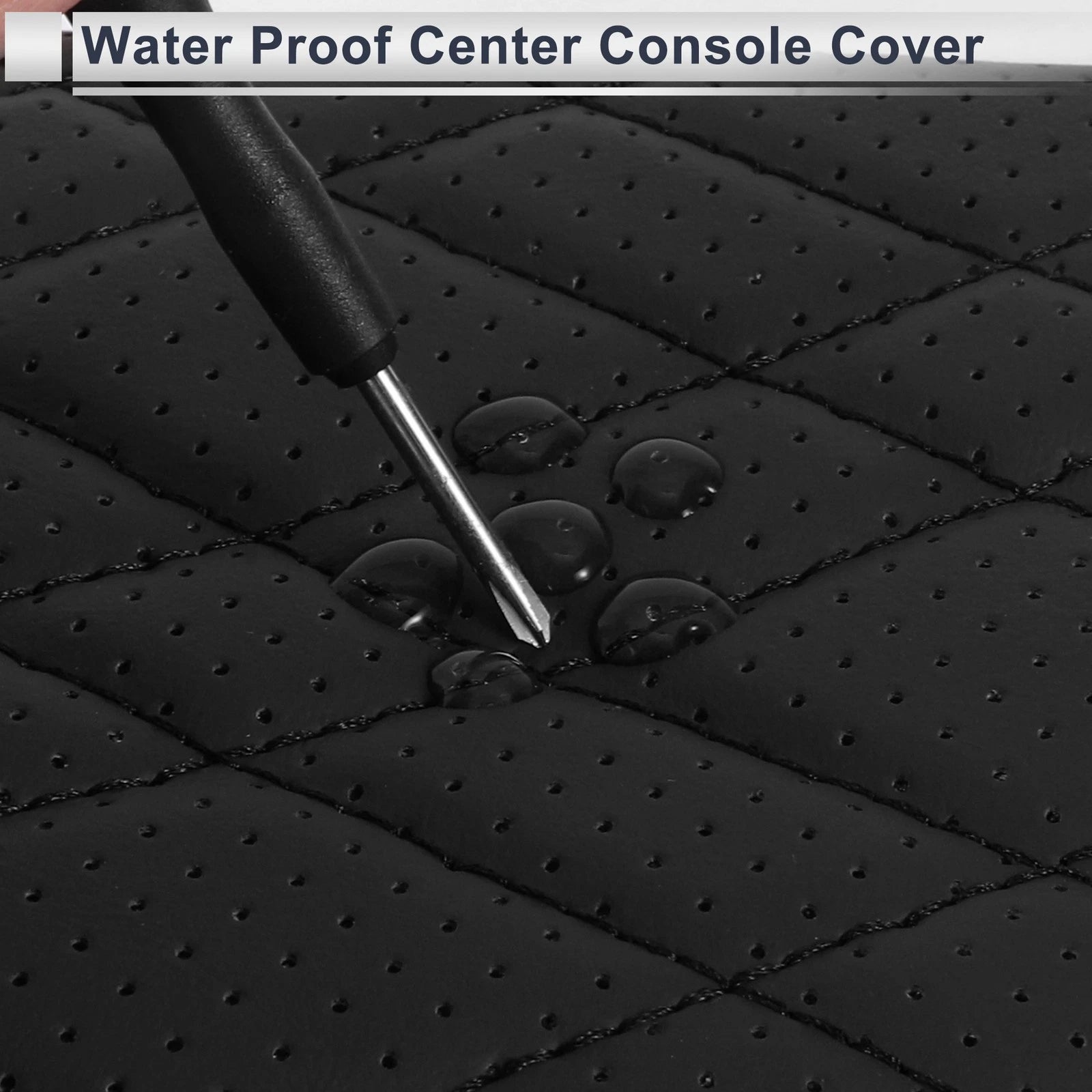 Center Console Cover with Storage Bag for BMW X5 (2014–2018) Black