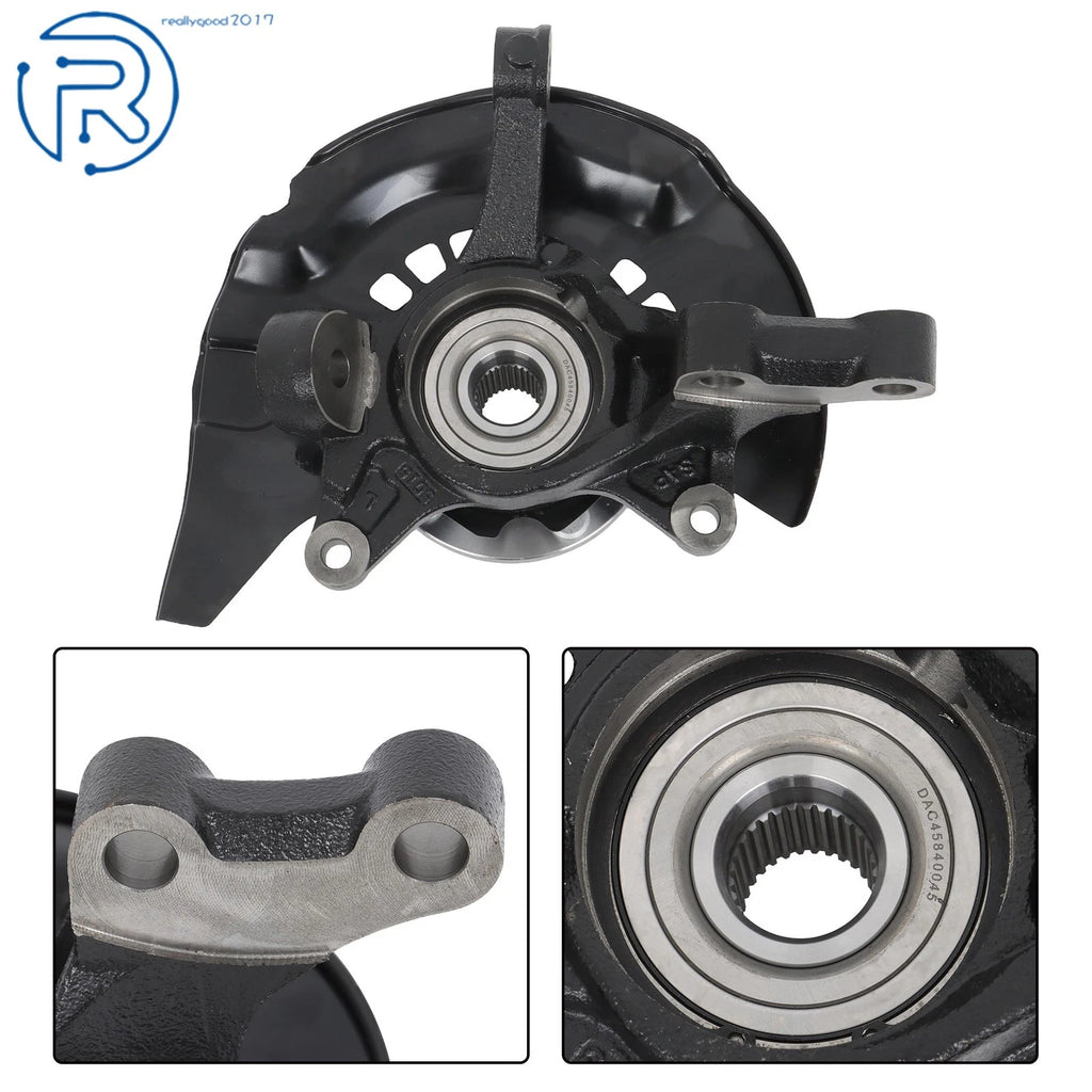 2X Steering Knuckles + Wheel Hub for Toyota Sienna (2004-2010) AWD