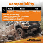3" Front 2" Rear Lift Kit Shocks for Toyota Tacoma (2005–2023)