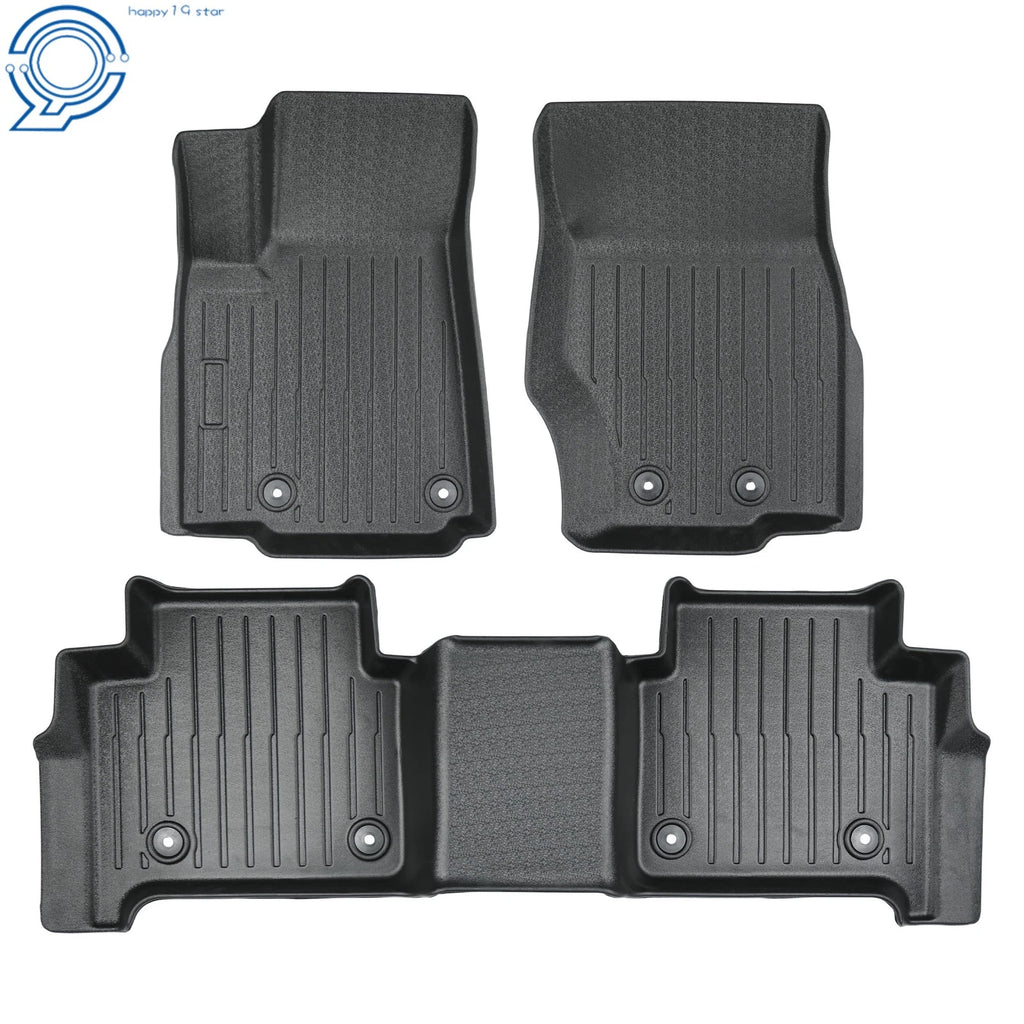 Set of 3 TPE All Weather Floor Mats for Jeep Grand Cherokee (2022–2025)