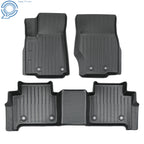 Set of 3 TPE All Weather Floor Mats for Jeep Grand Cherokee (2022–2025)