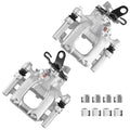 Pair Rear Brake Calipers w/Bracket for Audi A3 Quattro VW Golf Passat Jetta (2005–2013)