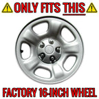 Wheel Skin Covers ABS Chrome Set of Four for Jeep Liberty (2002–2007)