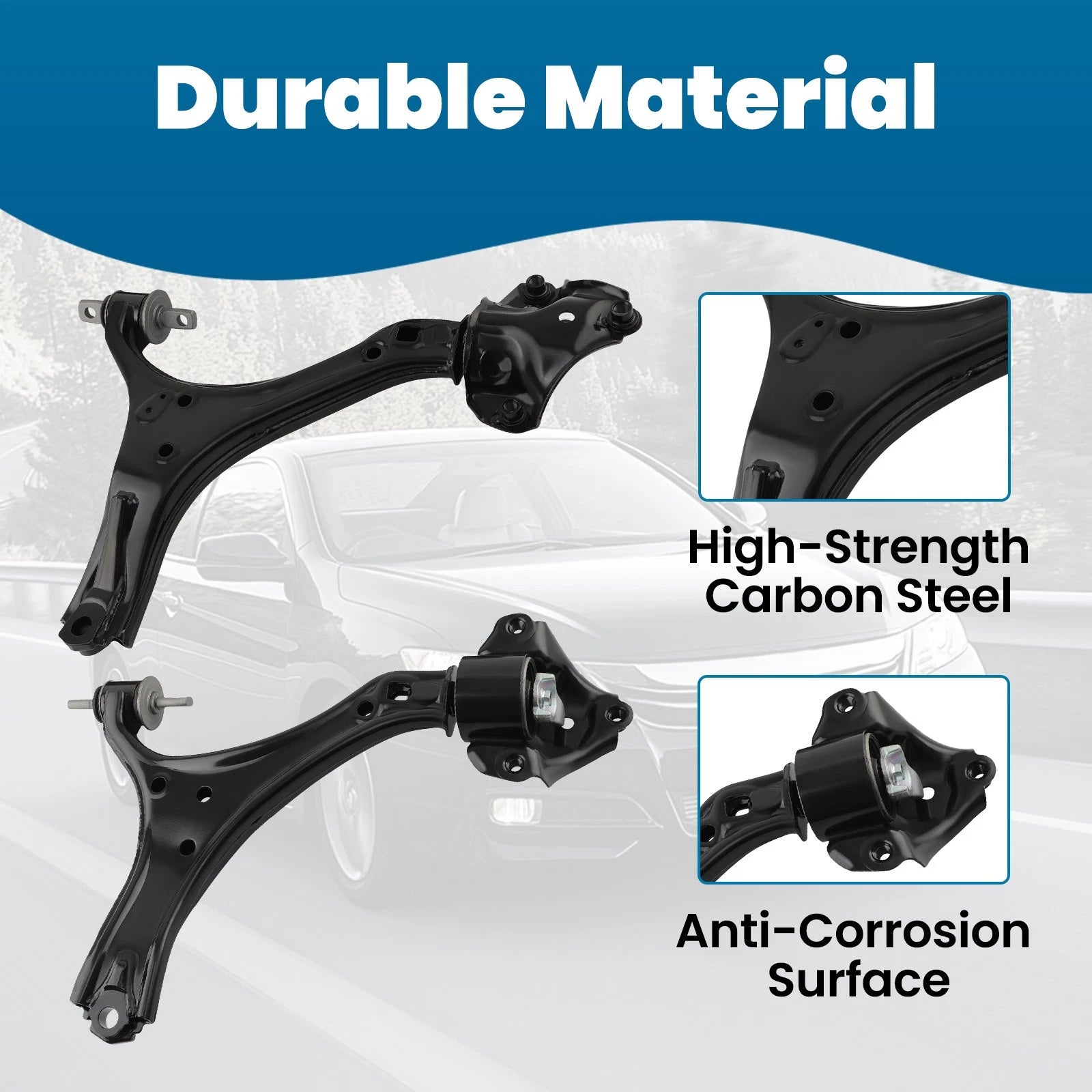 Front Lower Control Arms Left & Right for Honda Accord TLX (2013–2017)