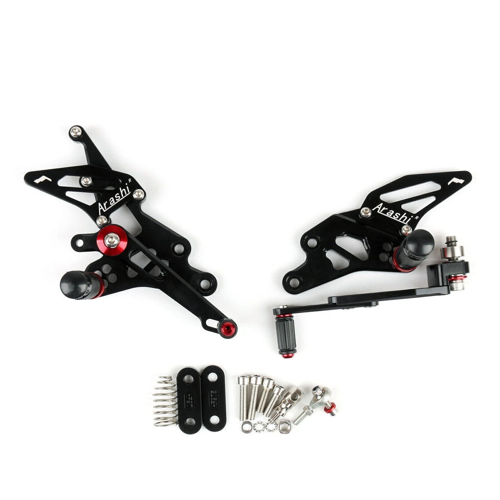 CNC Adjustable Rearset Foot Rest Pegs for Suzuki GSXR1000 (2009–2016) #8
