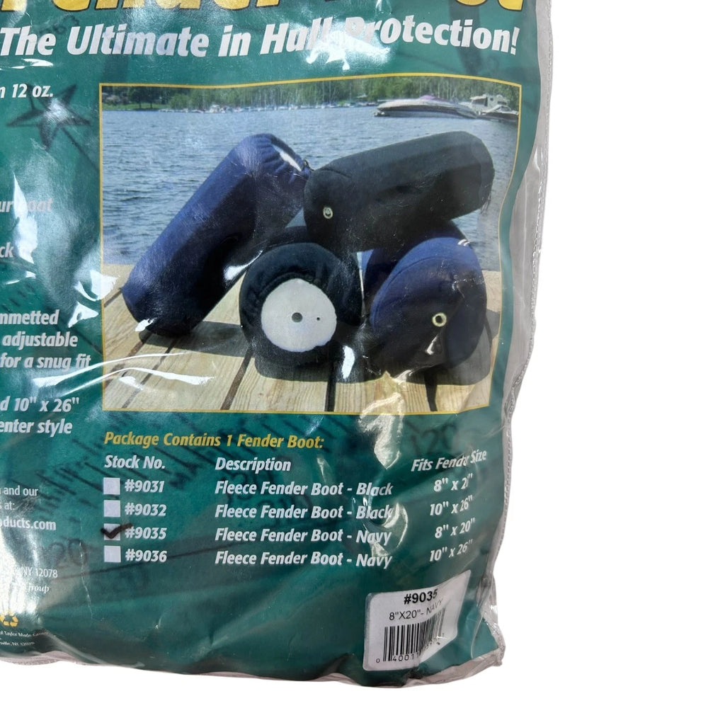 Fleece Fender Boot Cover for Taylor Made 9035 (20'' x 8'', Navy Blue)