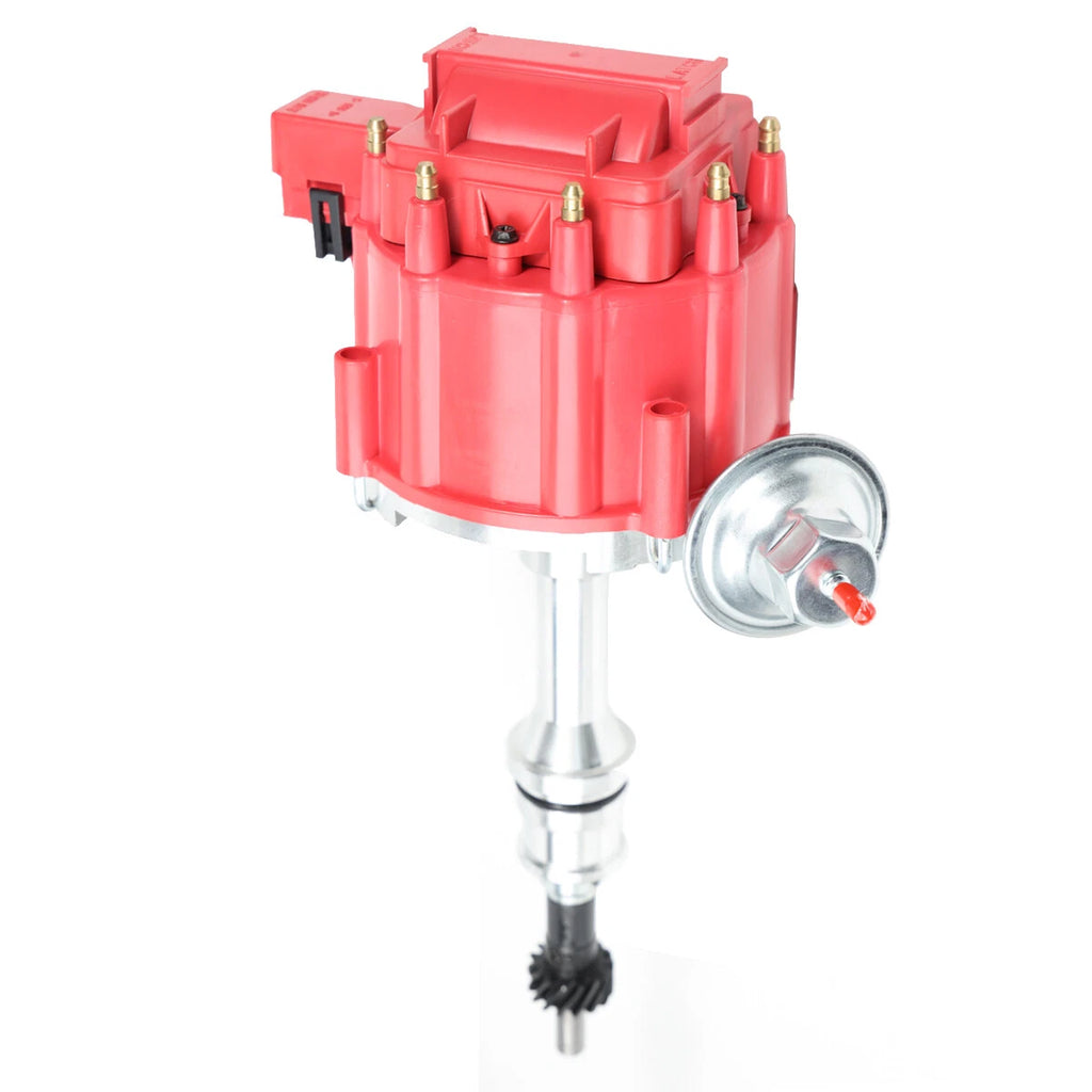 Red Ignition Distributor HEI for Ford Small Block 260 289 302 (1965–1973)