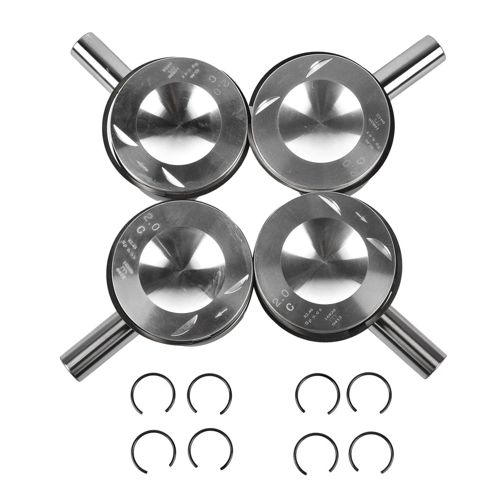 Set of 4 Pistons for Audi A4 VW Passat Golf GTI Jetta 2.0T (2005–2010)