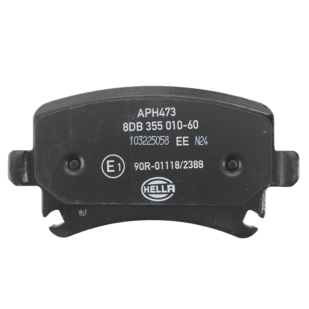 Set of 4 Hella Rear Brake Pads for Audi A3 A4 A6 Quattro Golf GTI Jetta Passat Tiguan