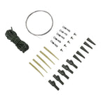 Swivel Tail Carp Fishing Accessories Kit with Rubber Tubing
