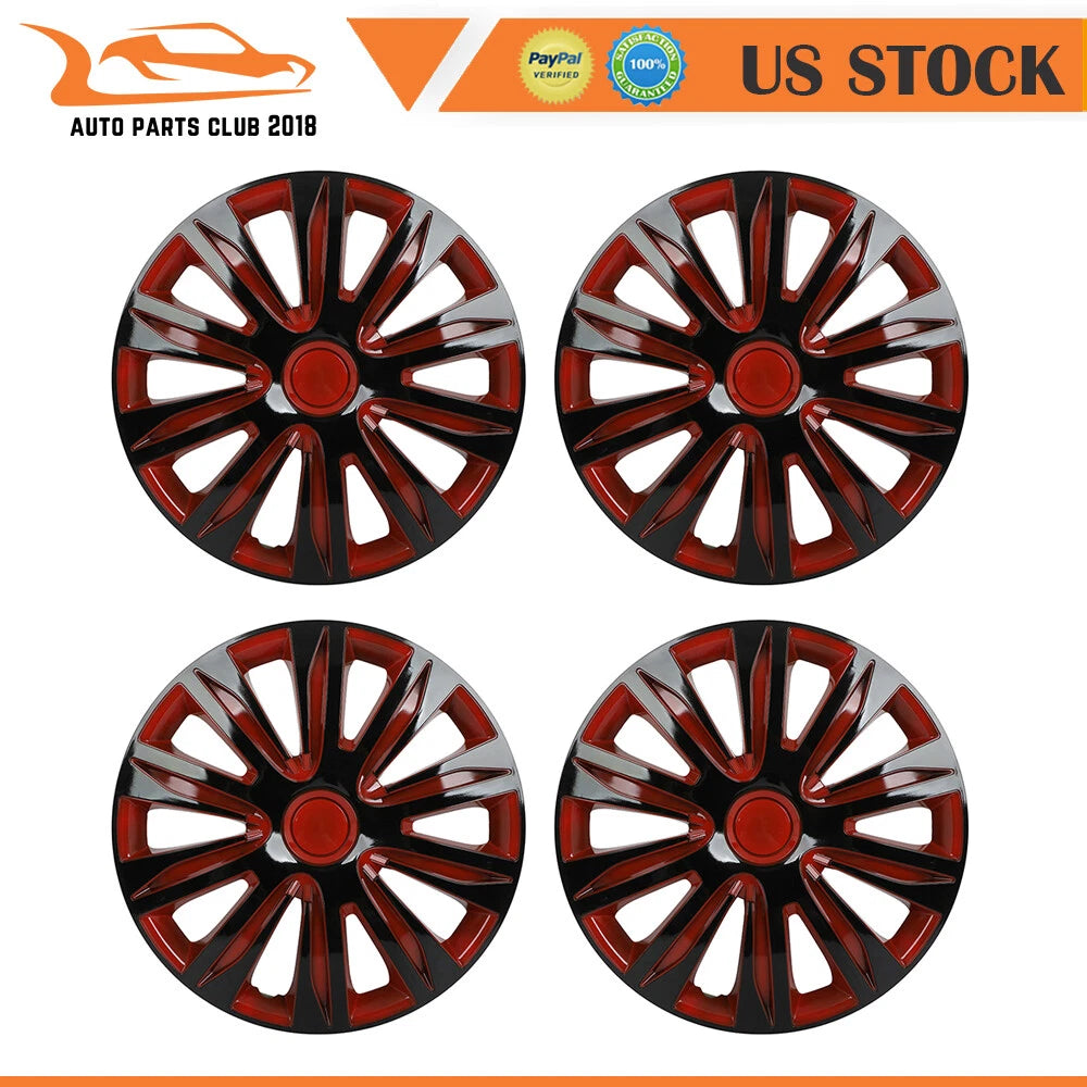 Set of 4 Wheel Hub Caps for R16 Tire & Rim (Fits Various Models)