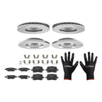 Brake Rotors & Pads Kit for Pontiac G5 (2008–2009) P-1160 P-1033