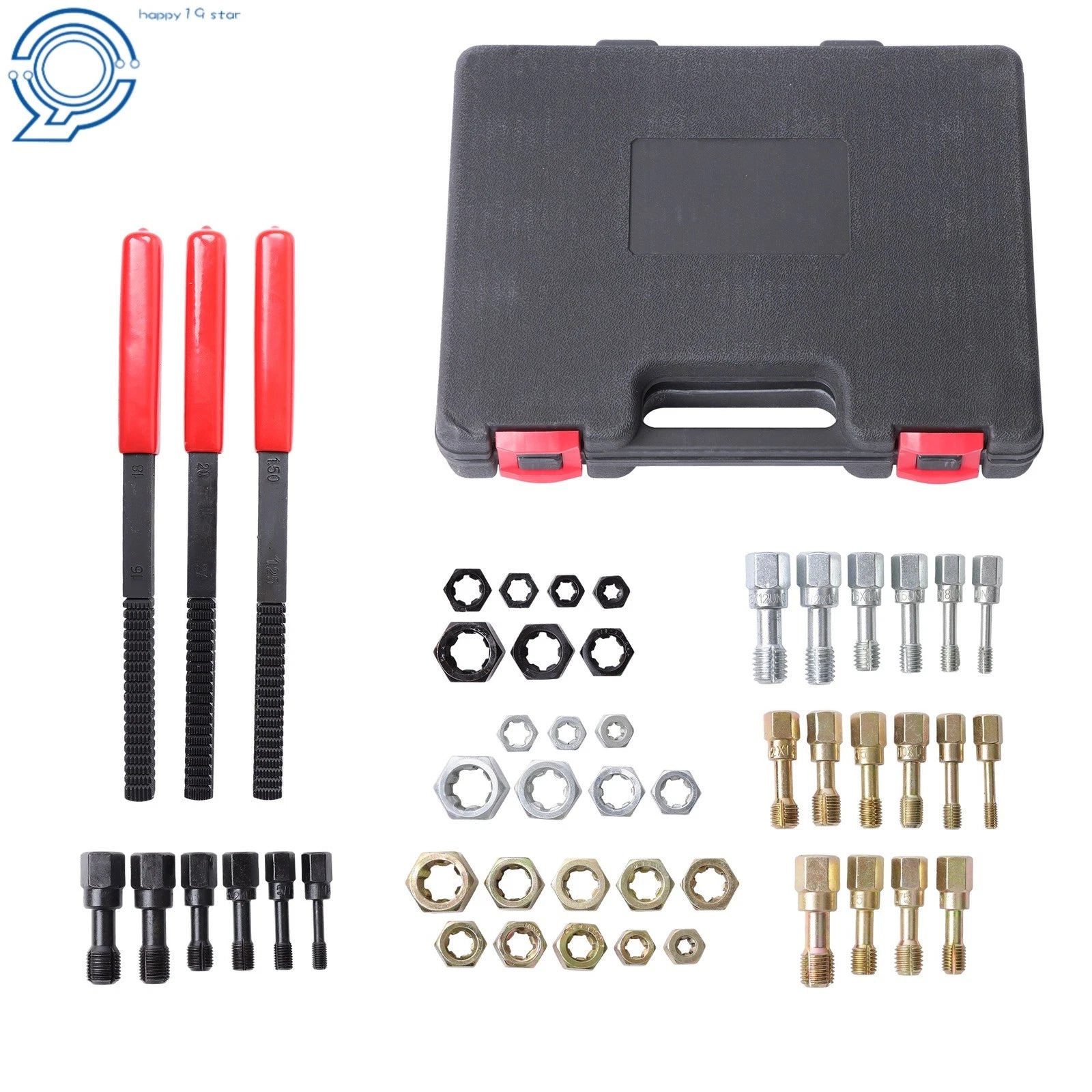 49PCS Thread Repair Chaser Tool Kit for Automotive Rethreading
