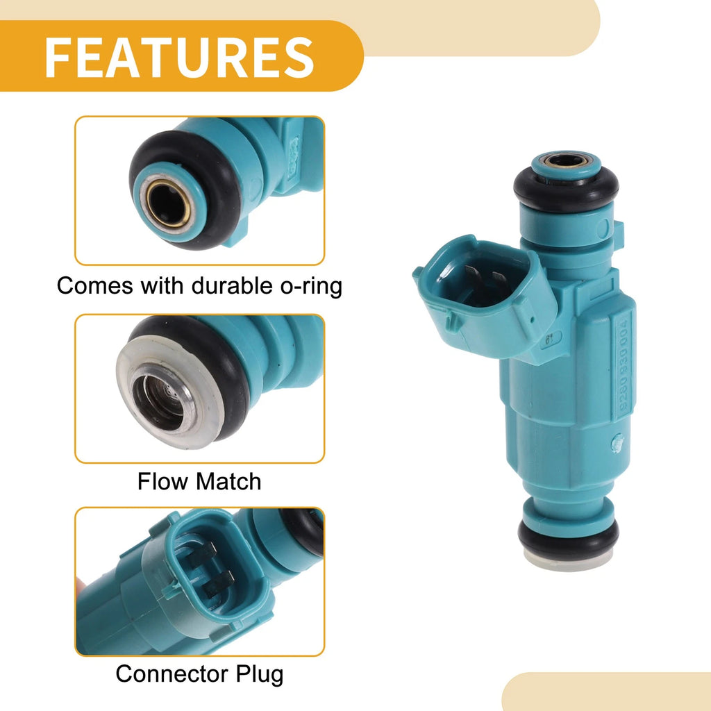 1 Pcs No.3531023630 Fuel Injector for Hyundai Tiburon (2003–2008)