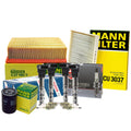 Set of 4 Mann Filters & 4 NGK VPower Spark Plugs for Audi AMB Turbo