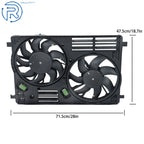 Dual Engine Radiator Cooling Fan Assembly for Ford Escape (2017–2019)