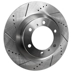 Set of 2 Front & Rear Brake Disc Rotors for Jeep Grand Cherokee, Dodge Durango