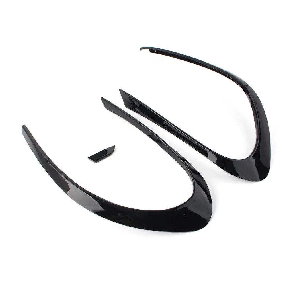 2X Front Bumper Fog Light Splitter for Mercedes Benz CLA Class W117 C117 (2016–2018)