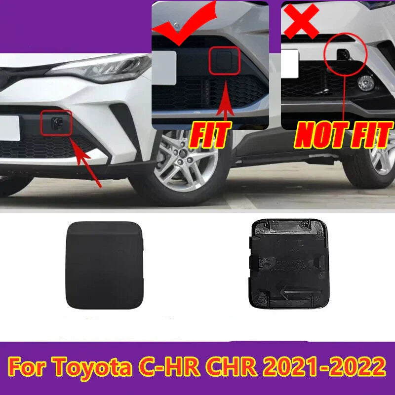 Front Bumper Tow Hook Eye Cover Cap / 1 / Front Bumper Tow Hook Eye Cover Cap for Toyota C-HR (2021–2022)