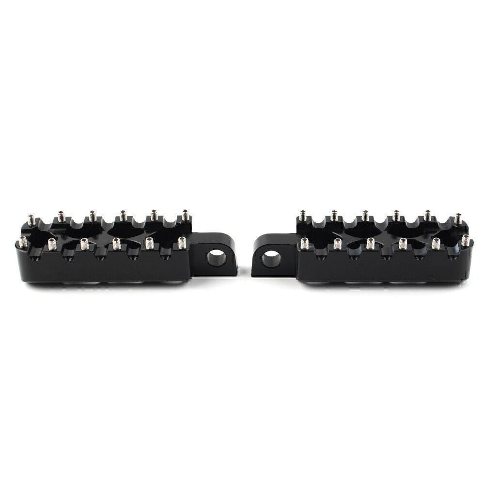 Black CNC Foot Pegs for Harley Dyna Wide Glide FXDWG FXDB FXDL FXDF (2006–2017)