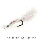 5X Fly Fishing Hooks with 3D Realistic Eyes - Steel 2g Each