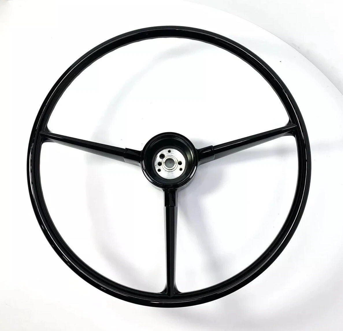 Replacement Steering Wheel Cover Black 3 Spoke for 1967–1968 Chevrolet Pickup