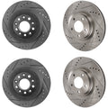 Front & Rear Brake Disc Rotors for Lincoln MKX Ford Edge (2011–2014)