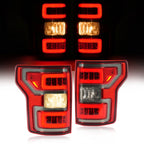 Set of 2 LED Tail Lights for Ford F150 (2018–2020)