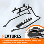 Saddle Bag Conversion Bracket for Harley Softail Fatboy (1984–2017)