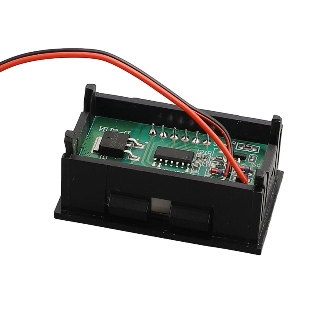 DC Voltmeter with 0.56 Inch LED Digital Display for Universal Use