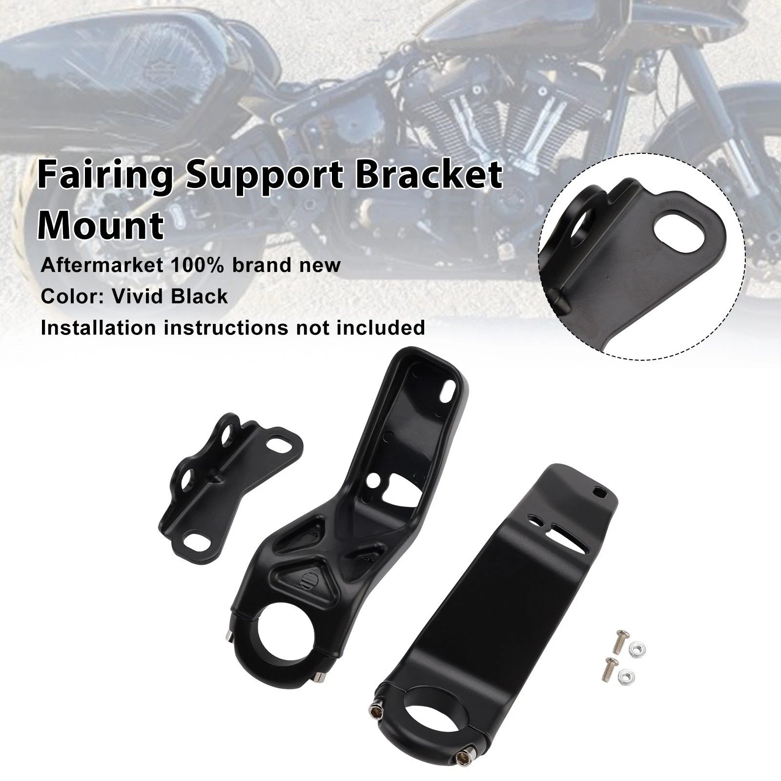Fairing Support Bracket Mount Kit for Low Rider ST FXLRST (2022–2025)