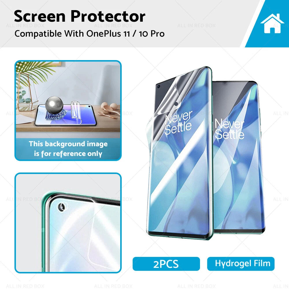 2X HD Clear Screen Protector for OnePlus 11 10 Pro