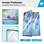 2X HD Clear Screen Protector for OnePlus 11 10 Pro