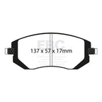 Set of 2 Brake Pads for Subaru Legacy Outback Impreza