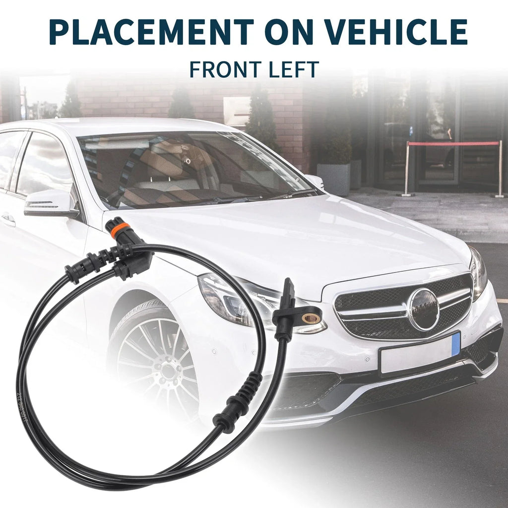 Front Left ABS Wheel Speed Sensor for Mercedes-Benz E350 (2006-2009)