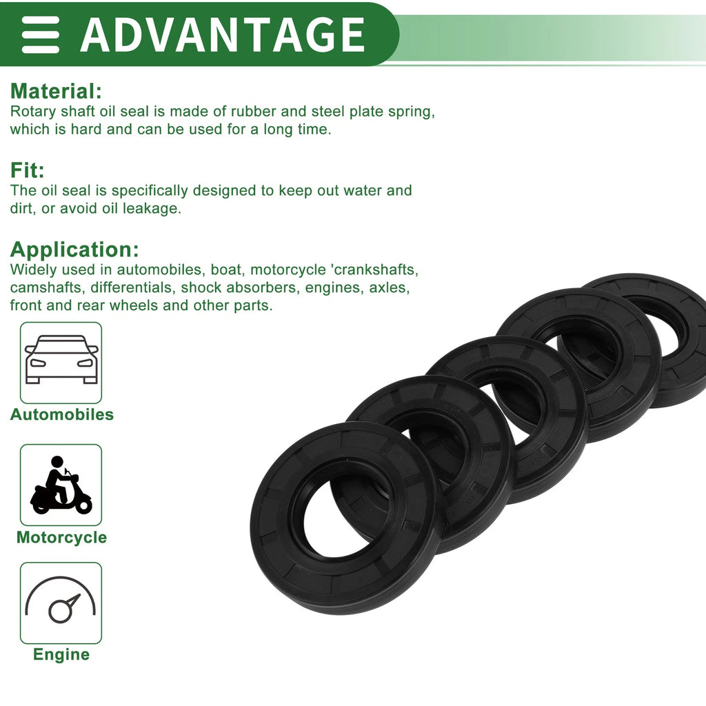 Oil Seal   - NBR Rubber 35x70x12mm