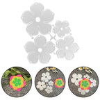 Flower Shaped Embossing Formold for Crafting Decorations
