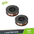 Set of 2 Mild Steel MIG Welding Wire for Welding Machines (20 lbs)