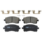 Set of 4 Front Disc Brake Pads for Subaru Forester (1998–2002) Ceramic