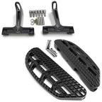 Dominator Leaf Knob Passenger Footboard Kit for Harley Touring (1993–Present)