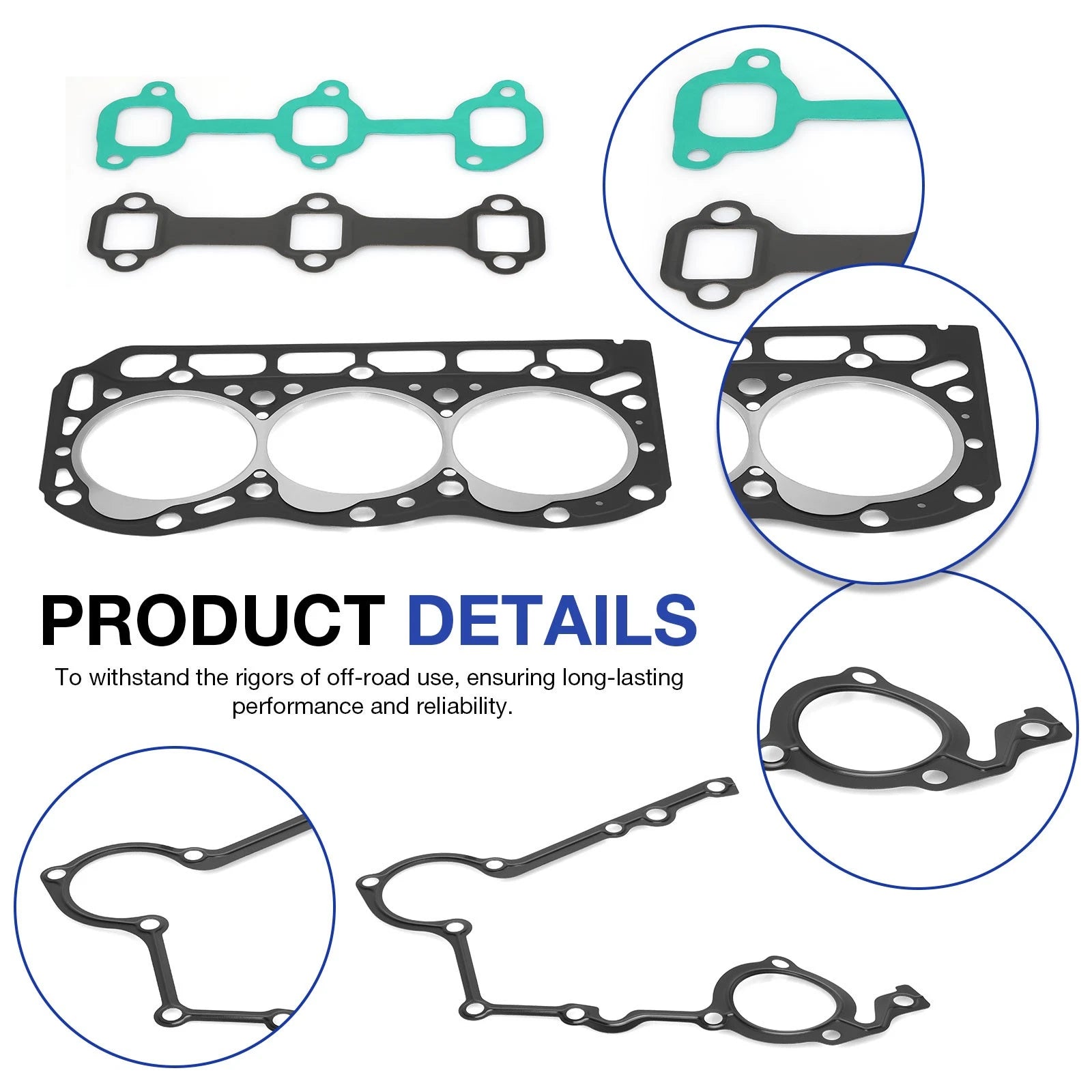 Engine Rebuild Kit with Pistons for Kawasaki Mule 3010 4010 (1990-2023)