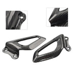 Carbon Fiber Rearset Footrest Plate Heel Guard for BMW S1000RR, M1000RR (19-24)