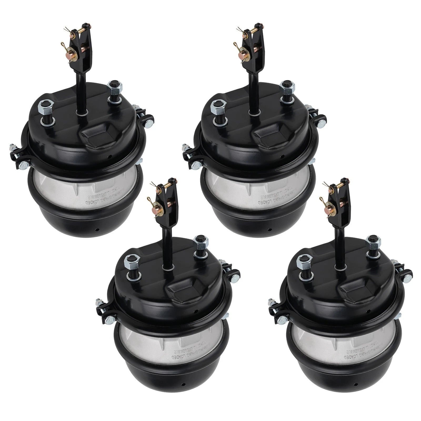 Set of 4 Air Brake Chambers for (Type 3030, 2.5" Stroke, K129605)