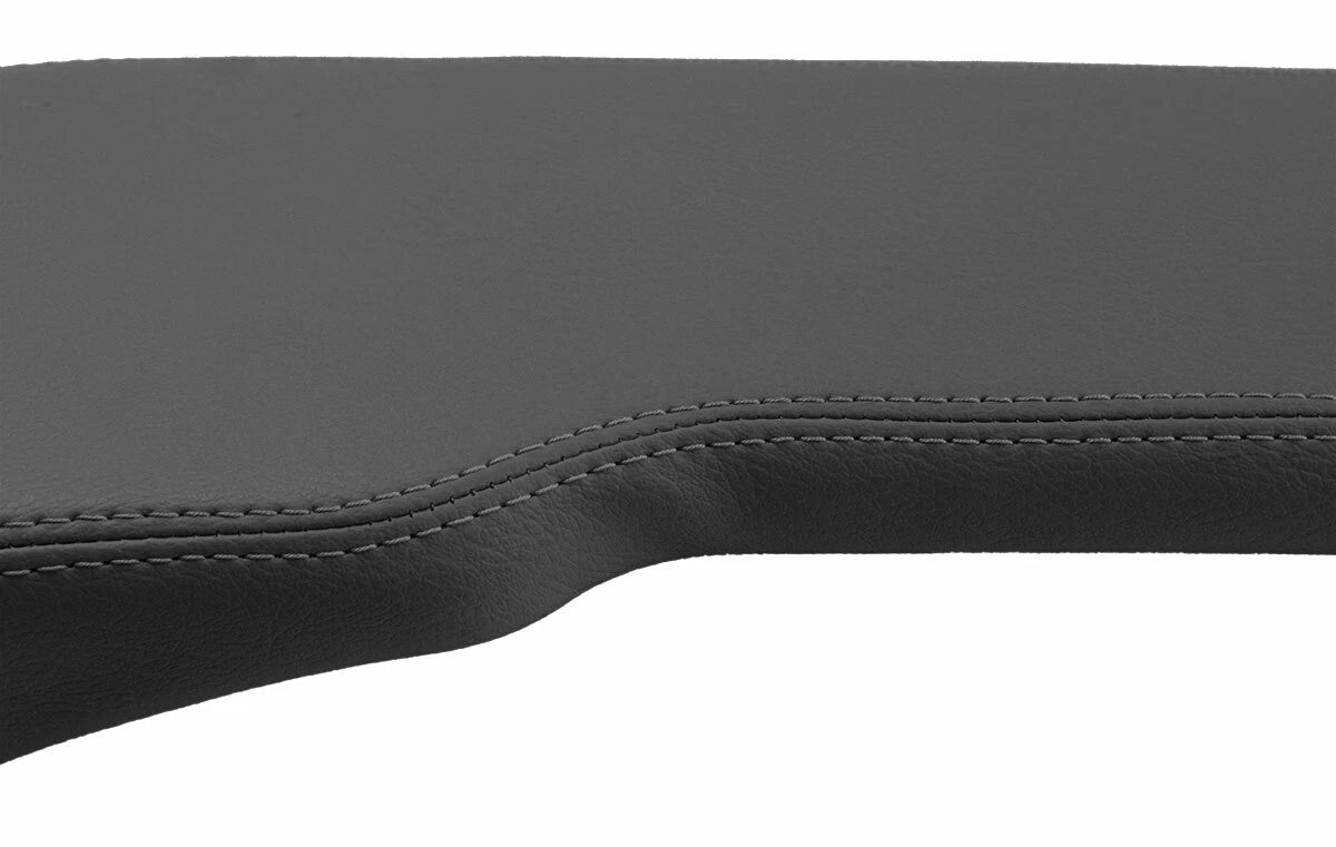 Leather Console Lid Bench Seat Cover for Toyota Tacoma (2001–2004) Gray