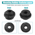 2 x Rubber Car Lower Radiator Mount Insulators for Hyundai Accent (2012-2017)