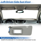 Left Side Sun Visor for Honda CR-V (2017–2022) Gray No. 83280-TLA-A62