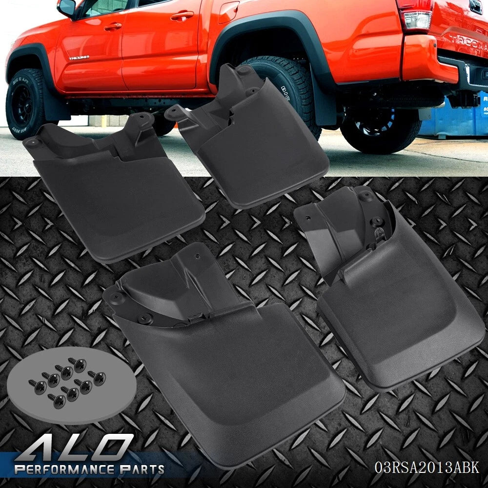 Mud Flap Splash Guard Kit for Toyota Tacoma (2016–2020)