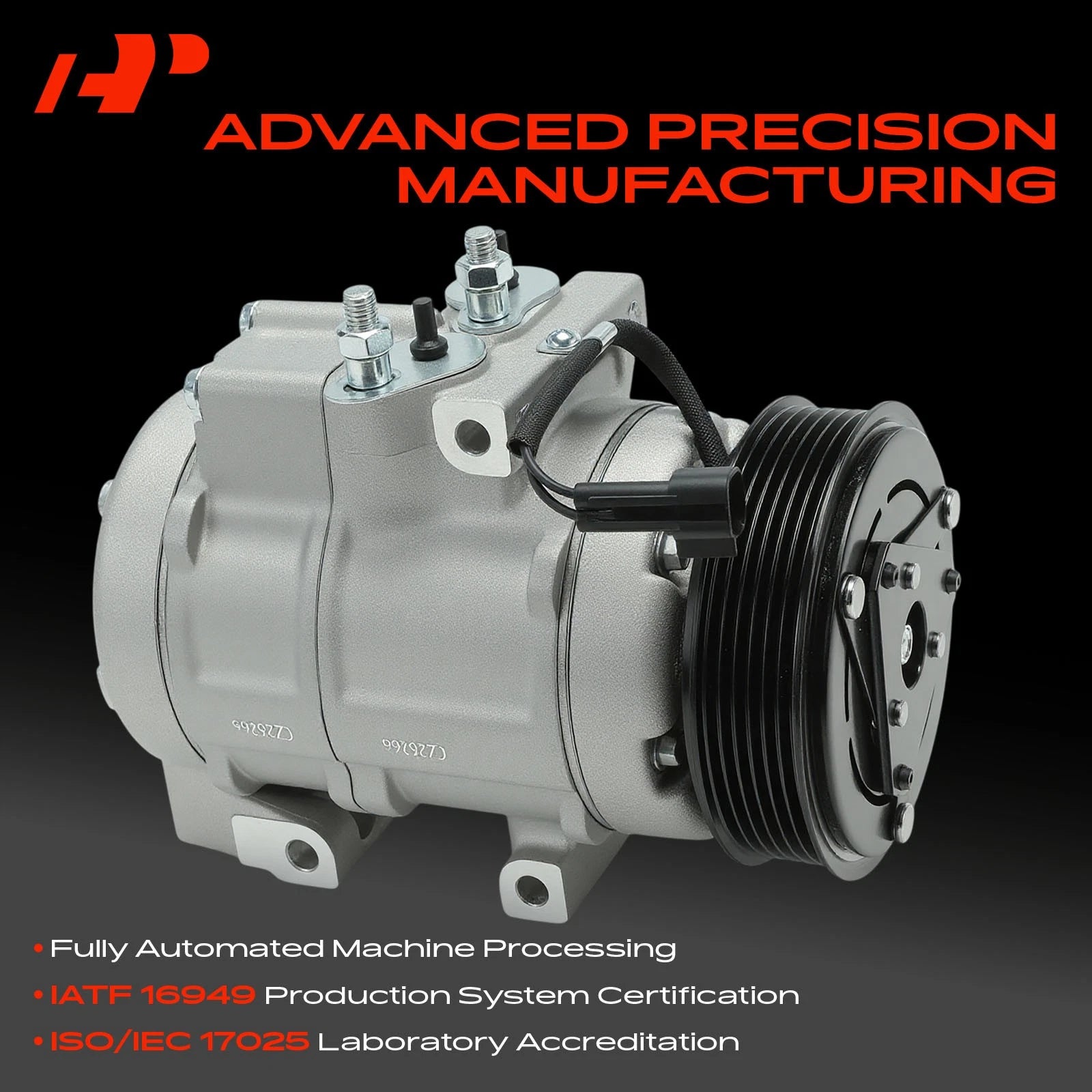 A/C Compressor with Clutch for Ford F-150 F-250 (2007–2014)