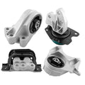 Set of 4 Motor & Trans Mounts for Chevy Equinox (2010–2017) & GMC Terrain (2010–2016) 2.4L